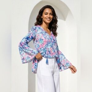 Lilly Pulitzer - Brightly Colored Floral Tunic - Size XSmall